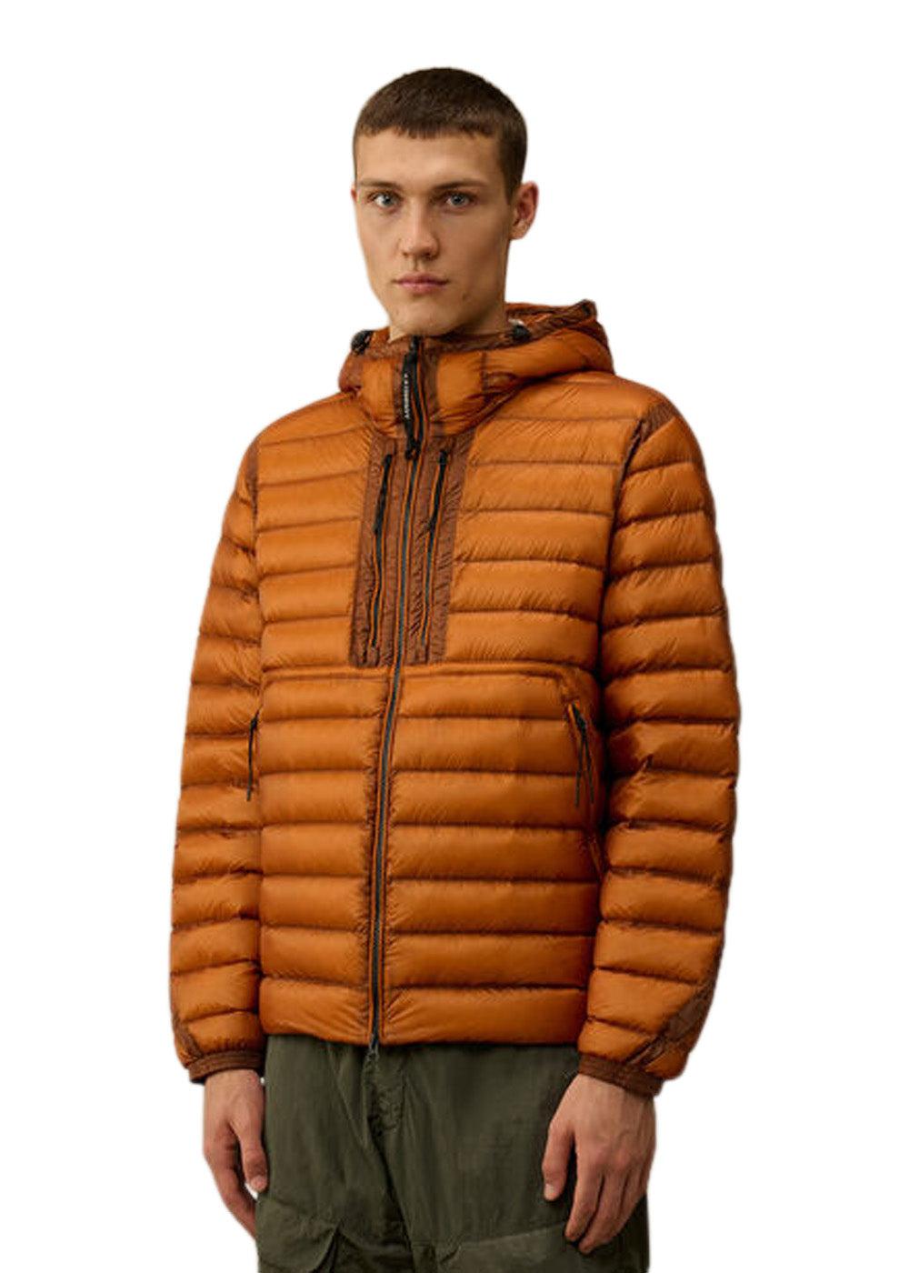 D.D. SHELL GOGGLE DOWN JACKET - Bombay Brown