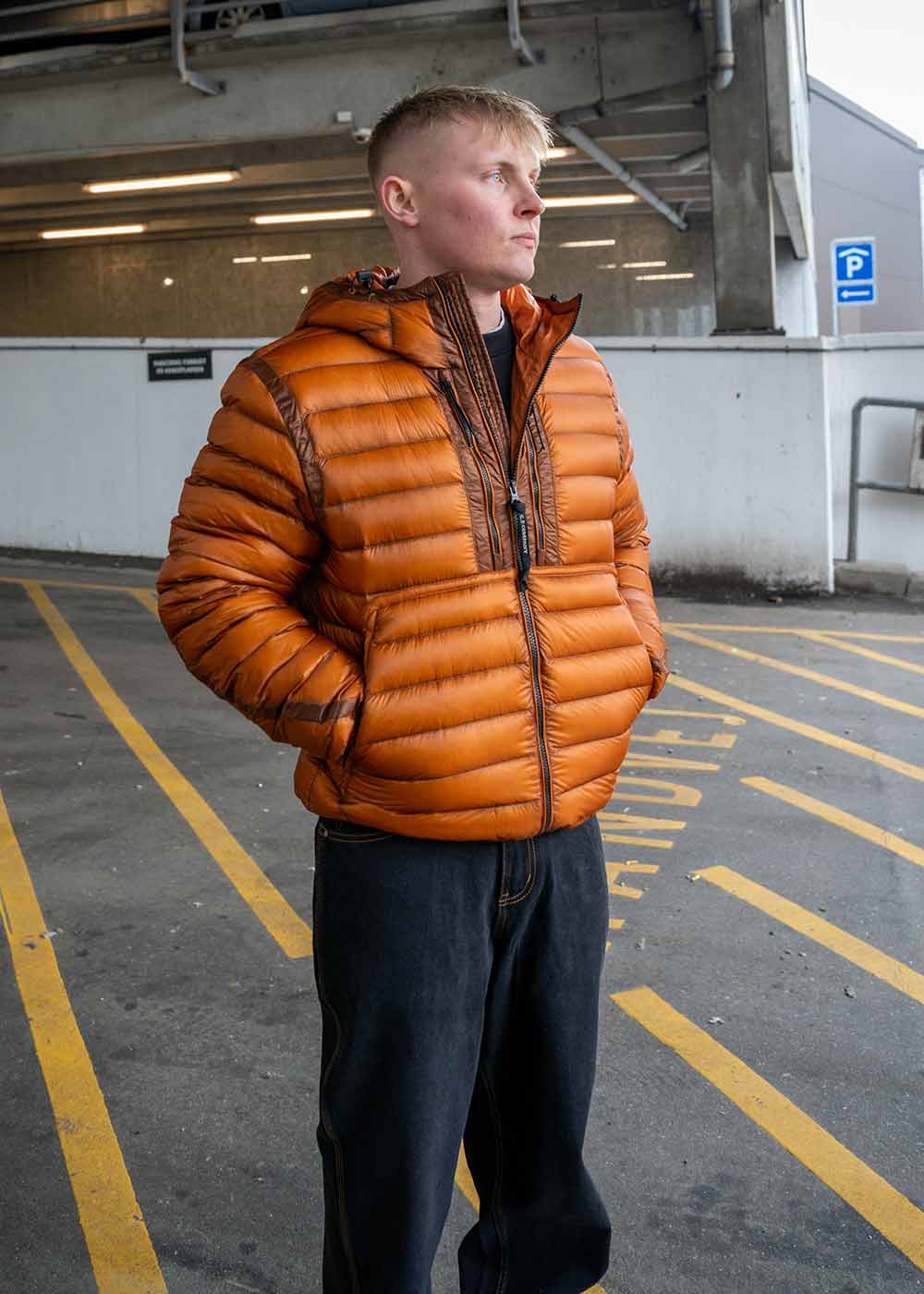 D.D. SHELL GOGGLE DOWN JACKET - Bombay Brown – Butler Loftet