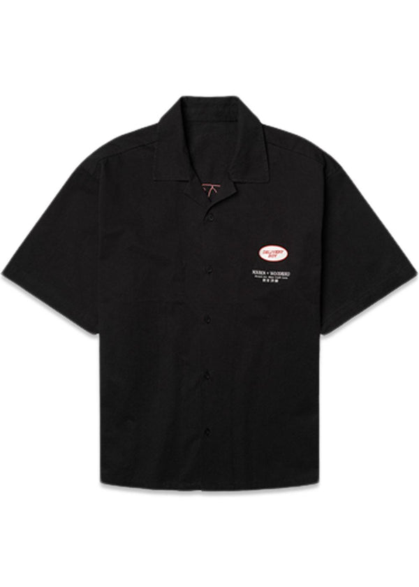 Delivery Shirt NIKBEN - Black-Shirts-Woodbird-Butler Loftet