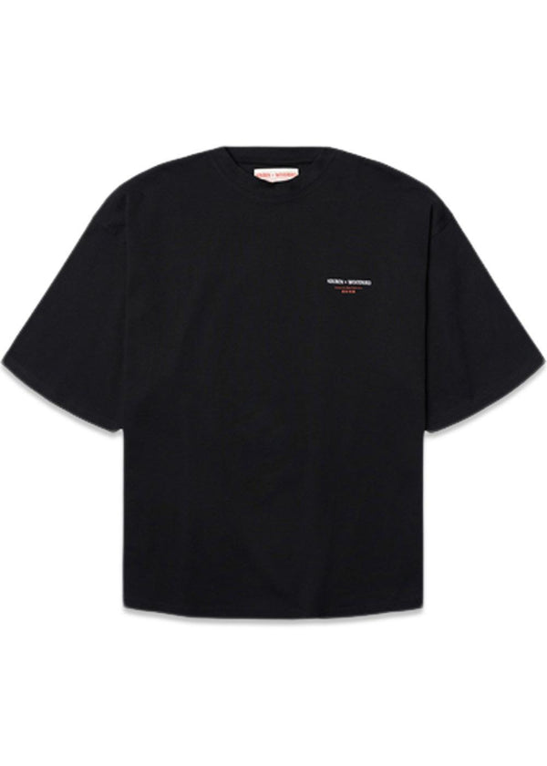 Delivery Tee NIKBEN - Black-T-shirts-Woodbird-Butler Loftet