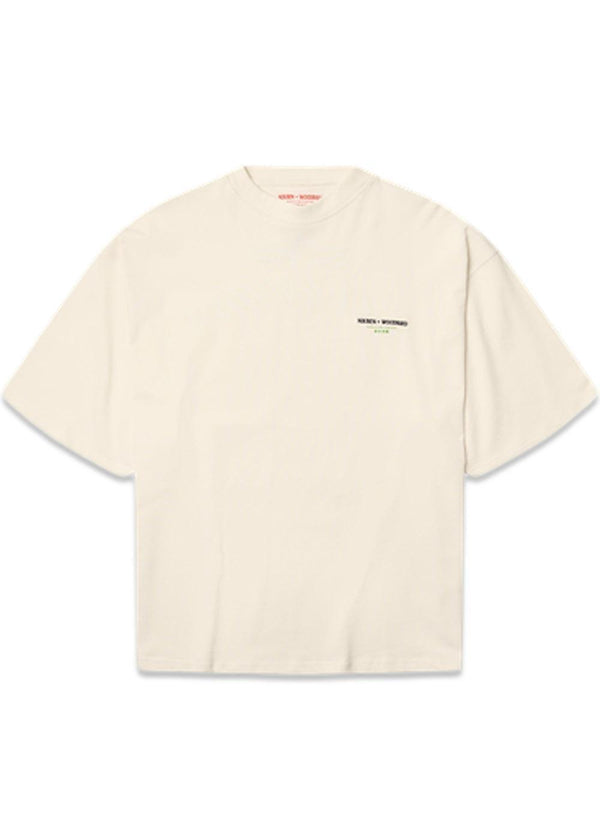 Delivery Tee NIKBEN - Off White-T-shirts-Woodbird-Butler Loftet