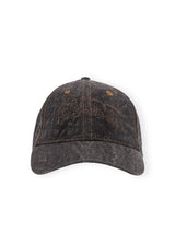 Denim Cotton Washed Cap - Washed Black/Black-Headwear-Ganni-Butler Loftet