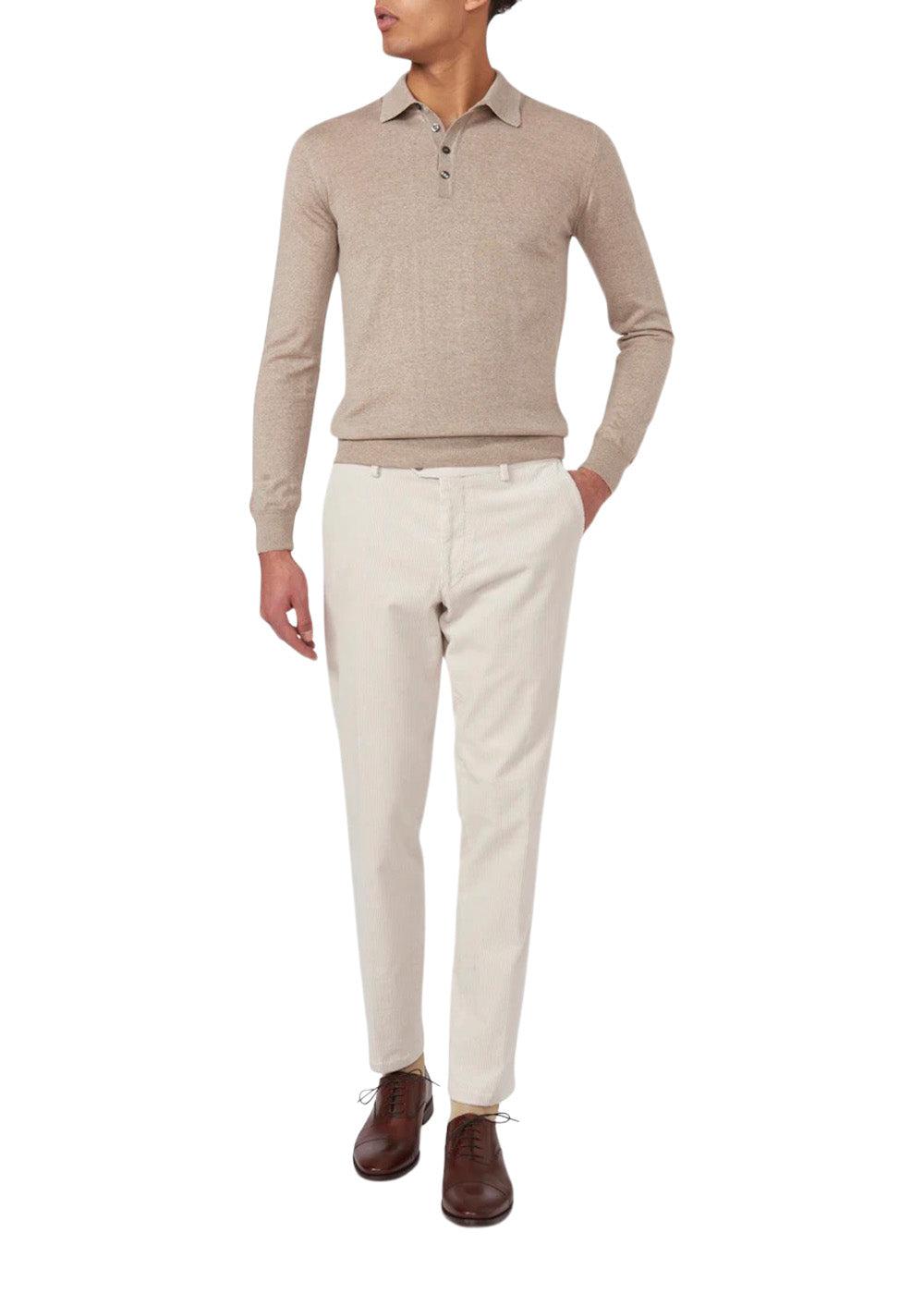 Denz Trousers - Creme White