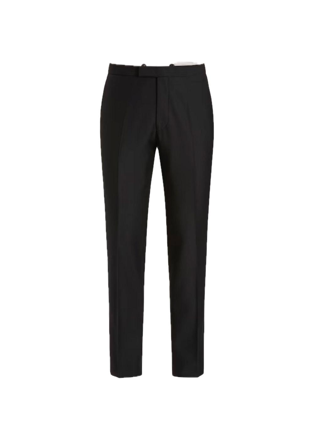 Denz Tuxuedo Trousers - Black