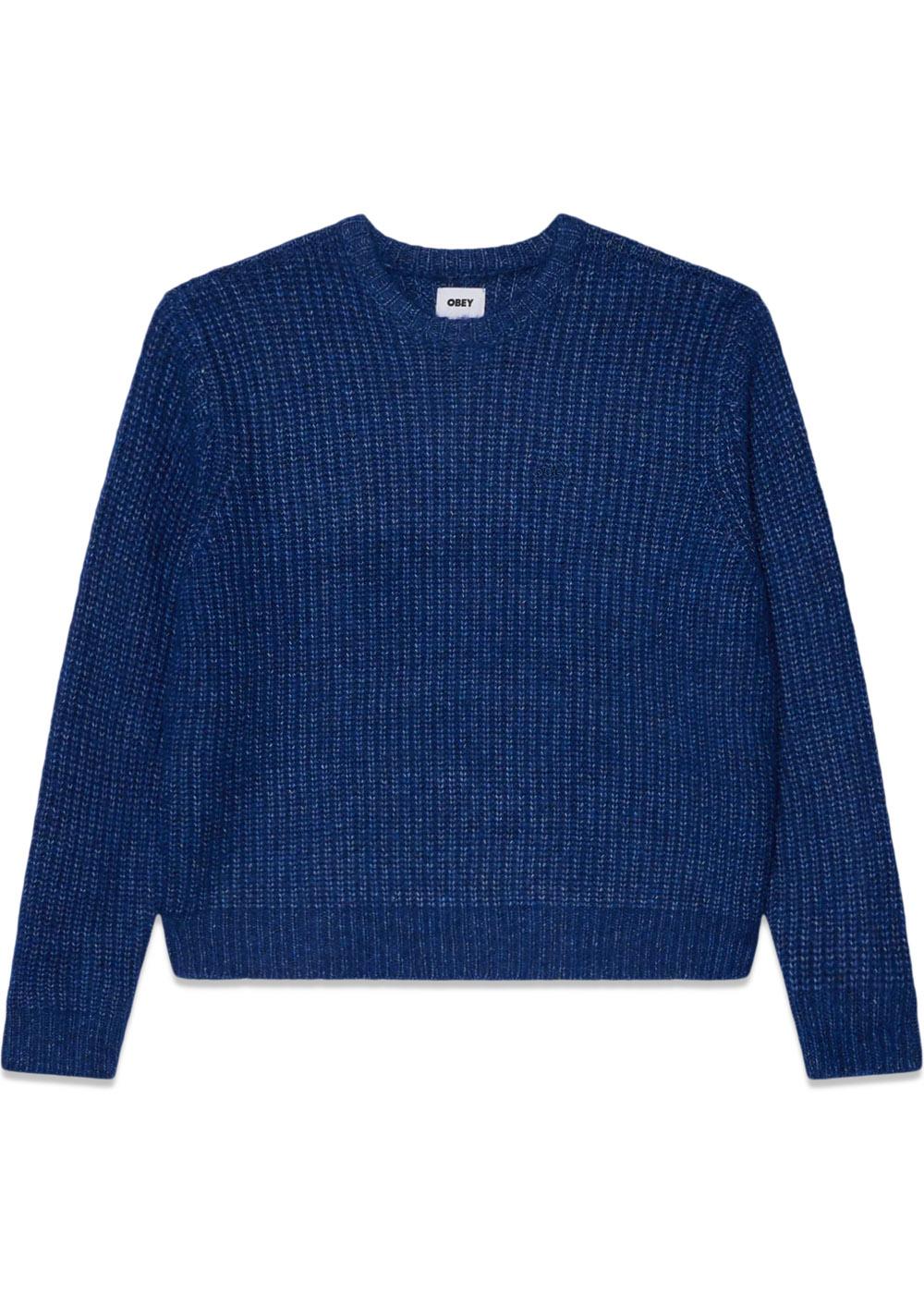 Dexter Sweater Surf Blue - Surf Blue-Knitwear-OBEY-Butler Loftet
