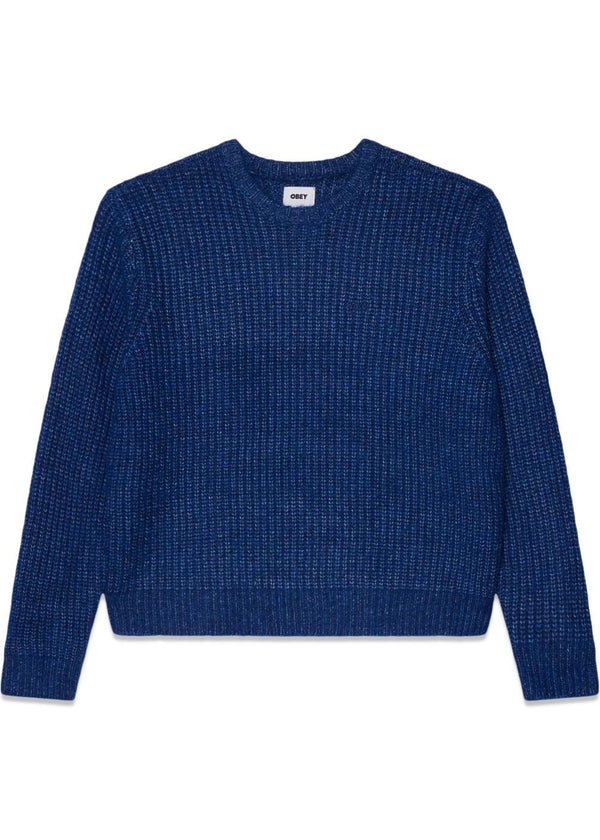 Dexter Sweater Surf Blue - Surf Blue-Knitwear-OBEY-Butler Loftet