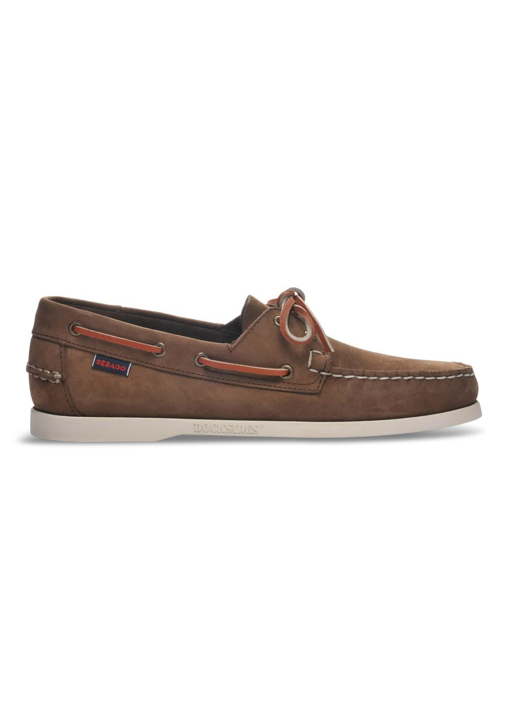 Docksides Portland Nubuck - Dark Brown-Shoes-Sebago-Butler Loftet