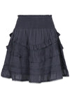Neo Noirs Donna S Voile Skirt - Dark Grey. Køb skirts her.