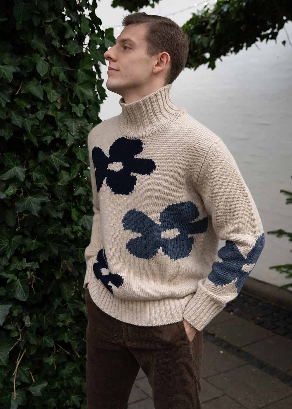Douglas 6614 - Ecru-Knitwear-Nn. 07-Butler Loftet