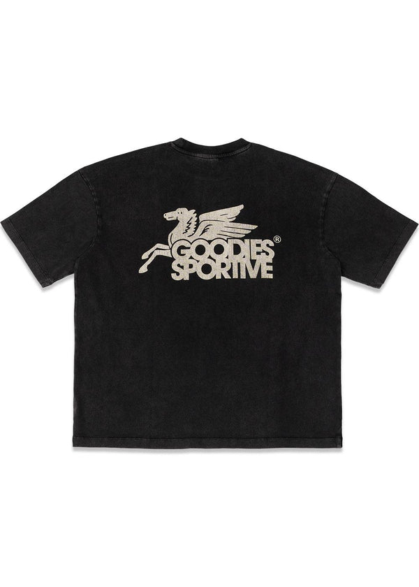 Dusty Premium Pegasus Tee - Black-T-shirts-Goodies Sportive-Butler Loftet