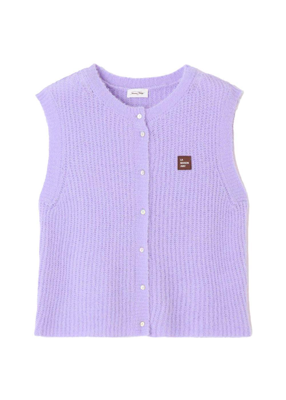 EAST - Lavande Pastel Chine-Knitwear-American Vintage-Butler Loftet