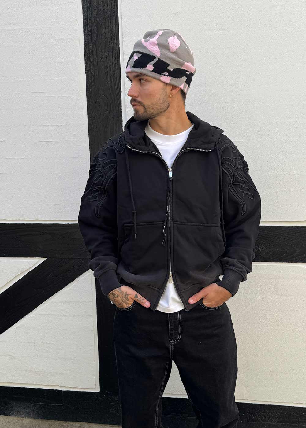 ECCA BEANIE - Pink-Headwear-ALIS-Butler Loftet
