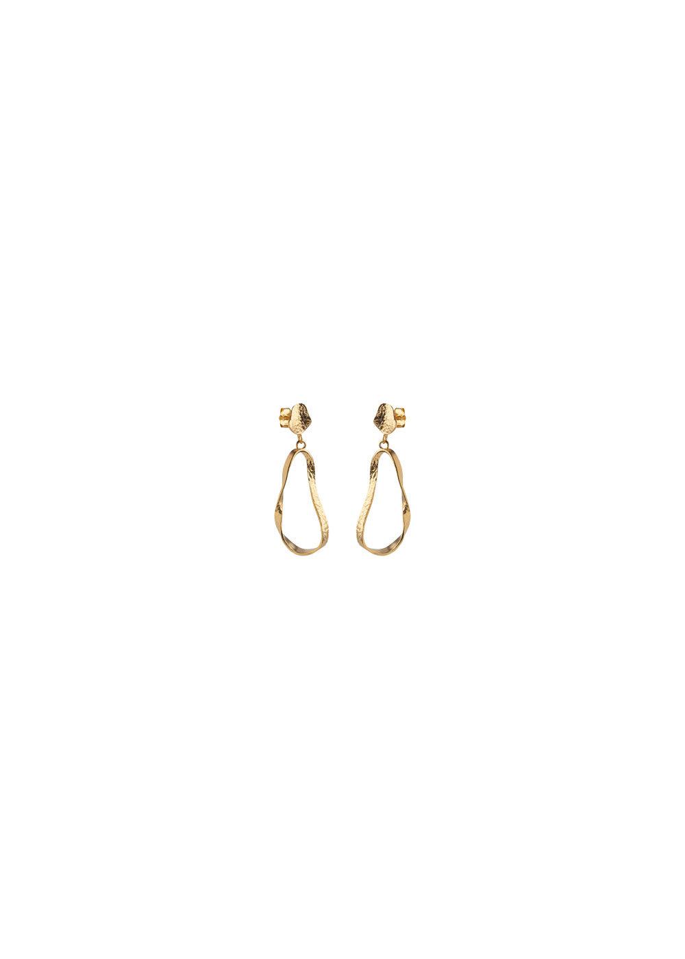 Earring, Aloma Small - 925S/Gp/M