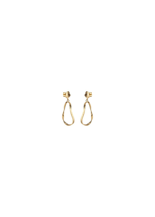 Earring, Aloma Small - 925S/Gp/M