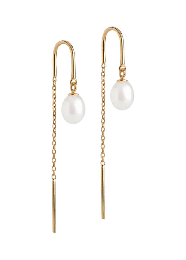 Earring, Eleanor Pearl - Pearl