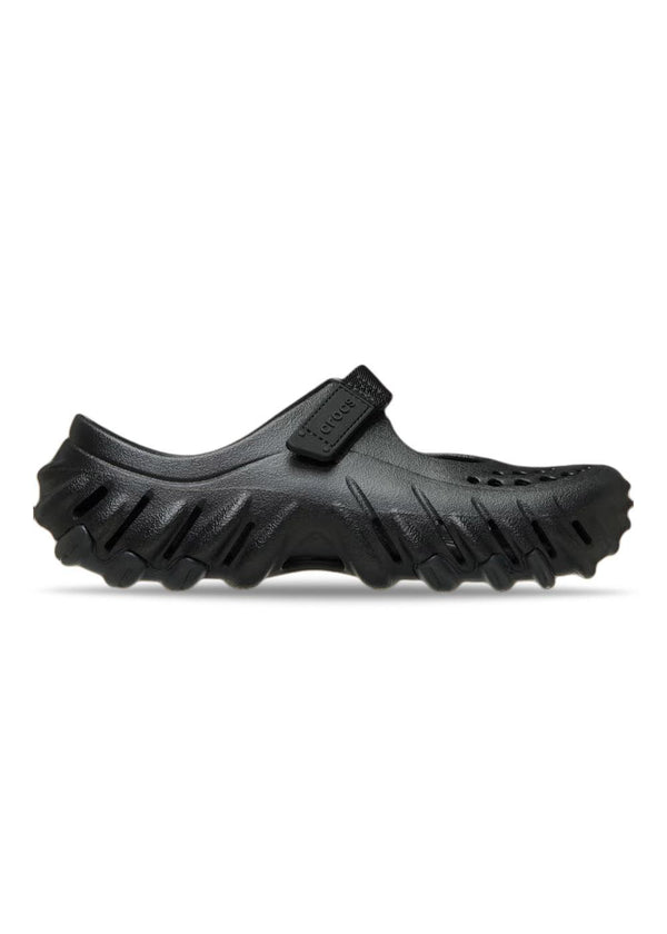 Echo Mary Jane Clog Blk - Black-Shoes-Crocs-Butler Loftet