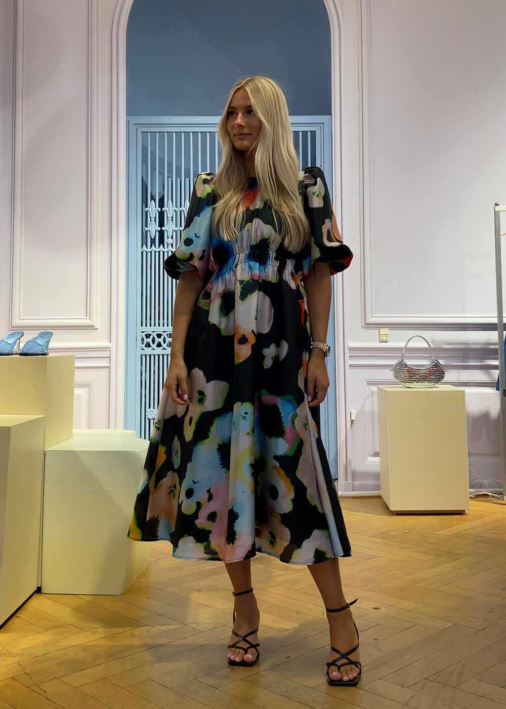 Elizabeth - Dye Floral Night-Dress-Stine Goya-Butler Loftet