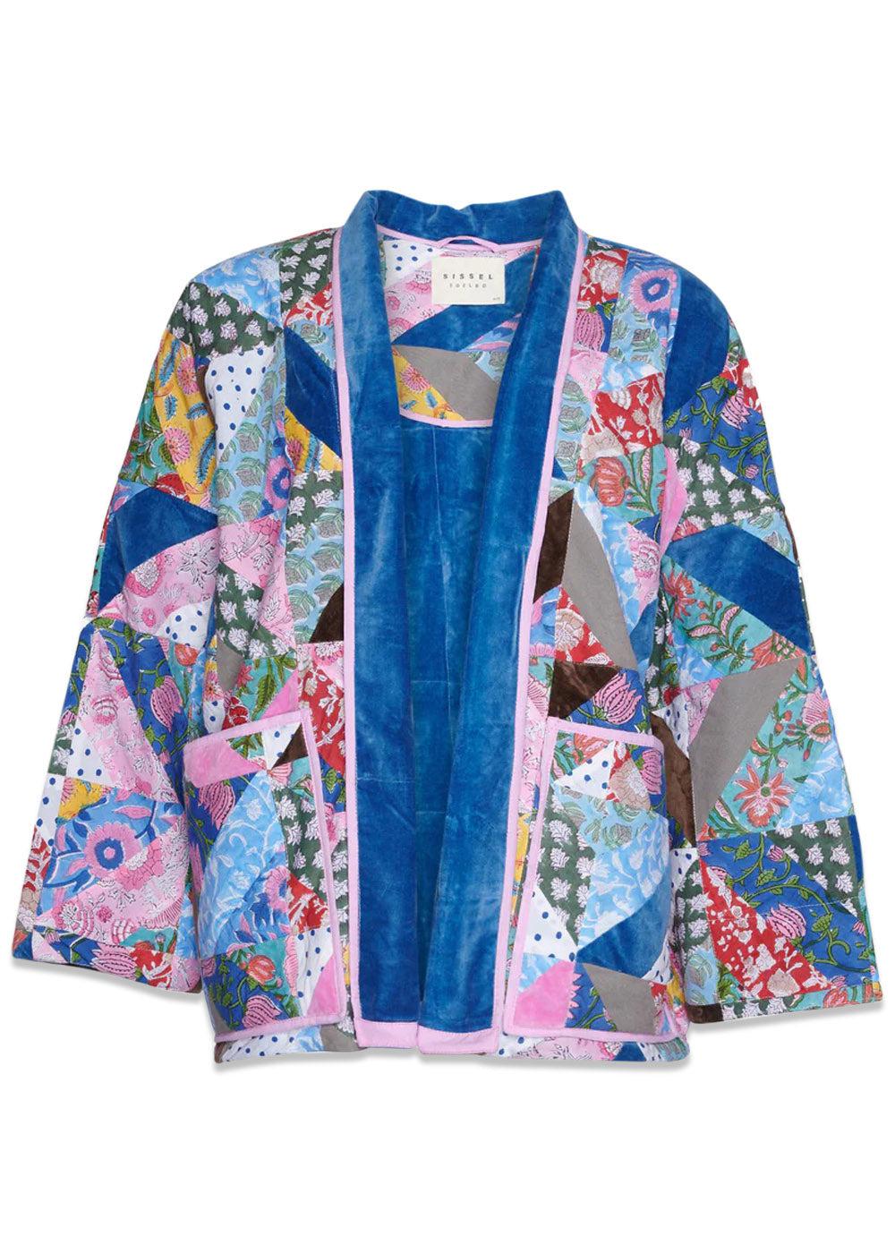 Sissel Edelbos Elliot Vintage Patchwork Jacket - Multi. Køb overtøj her.