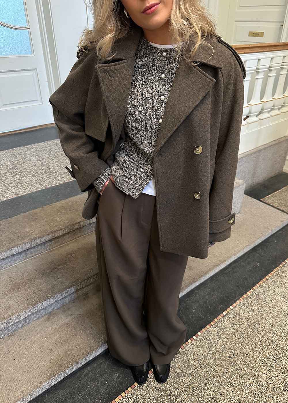 EsmundMD jacket - Espresso Melange-Outerwear-Modström-Butler Loftet