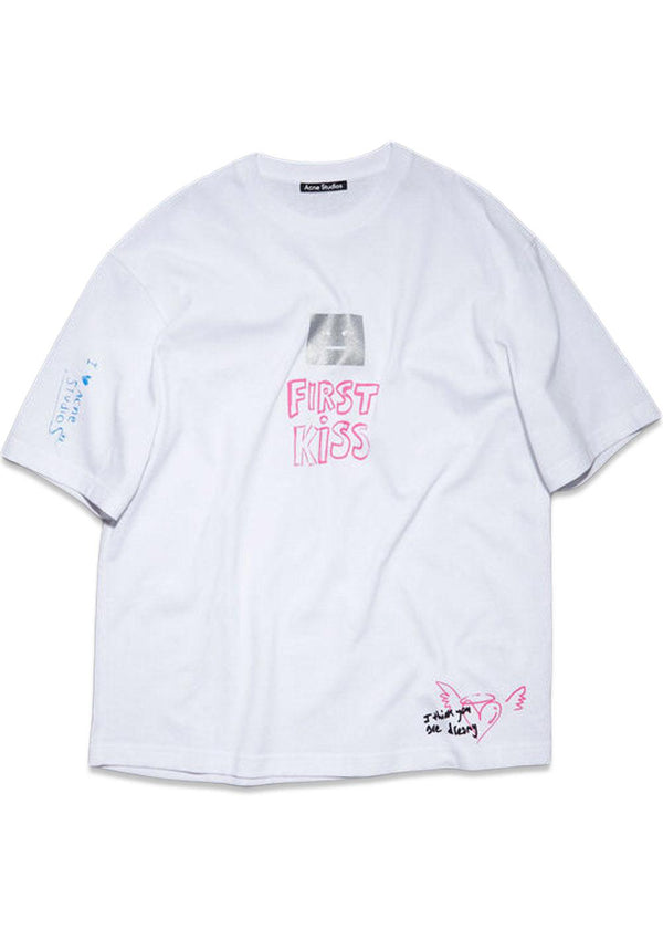 Acne Studios' FA-UX-TSHI000226 - Optic White. Køb t-shirts her.