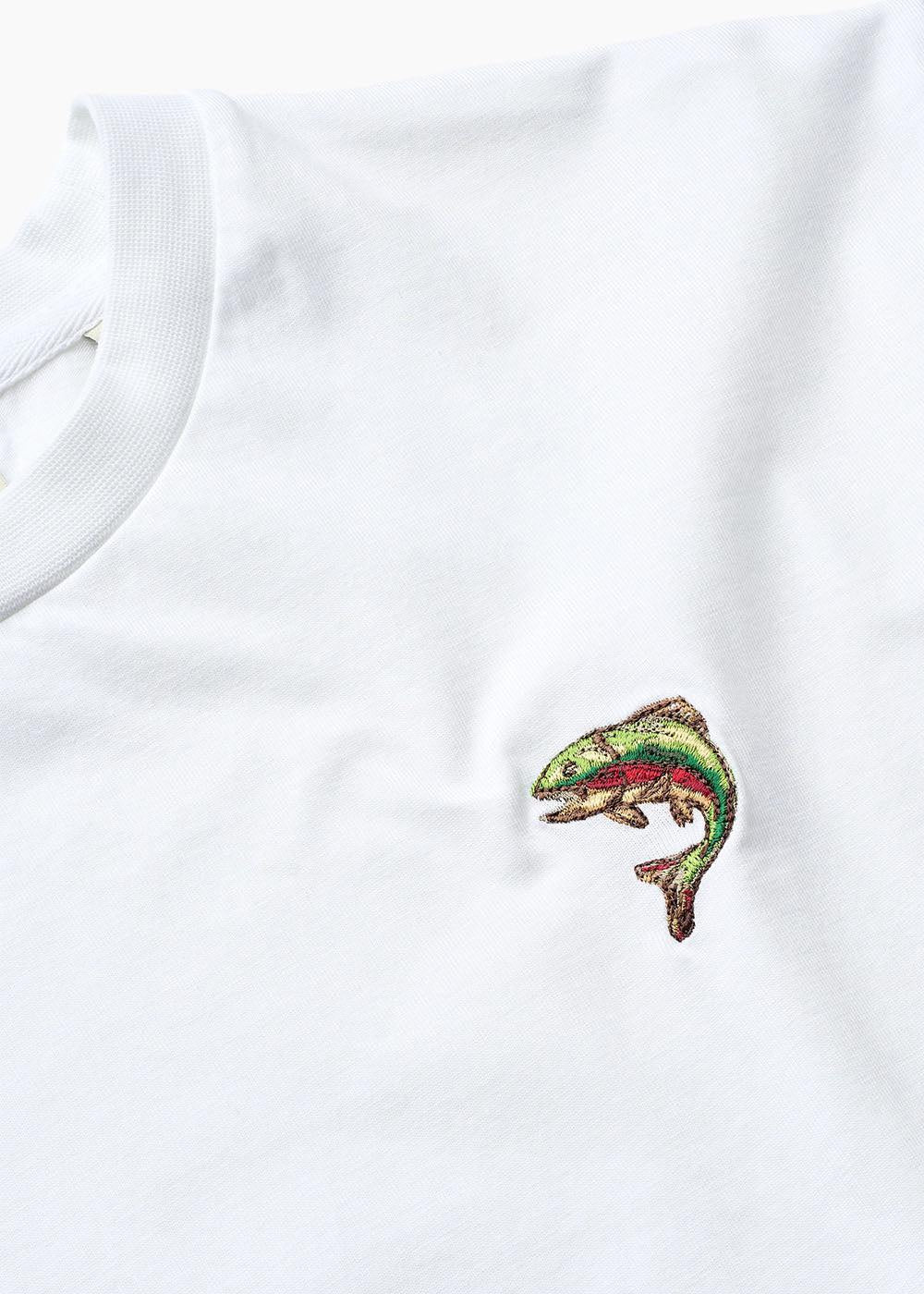 FISH T-SHIRT - White-T-shirts-Forét-Butler Loftet