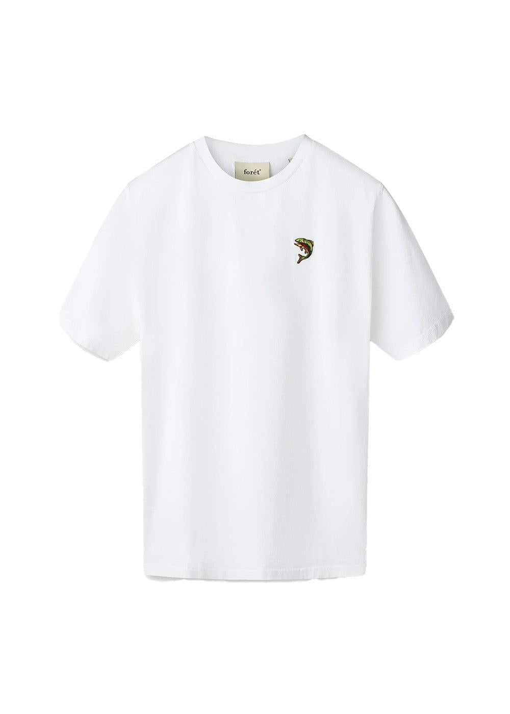 FISH T-SHIRT - White-T-shirts-Forét-Butler Loftet
