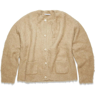 Acne Studios' FN-MN-KNIT000431 - Dark Beige. Køb strik her.