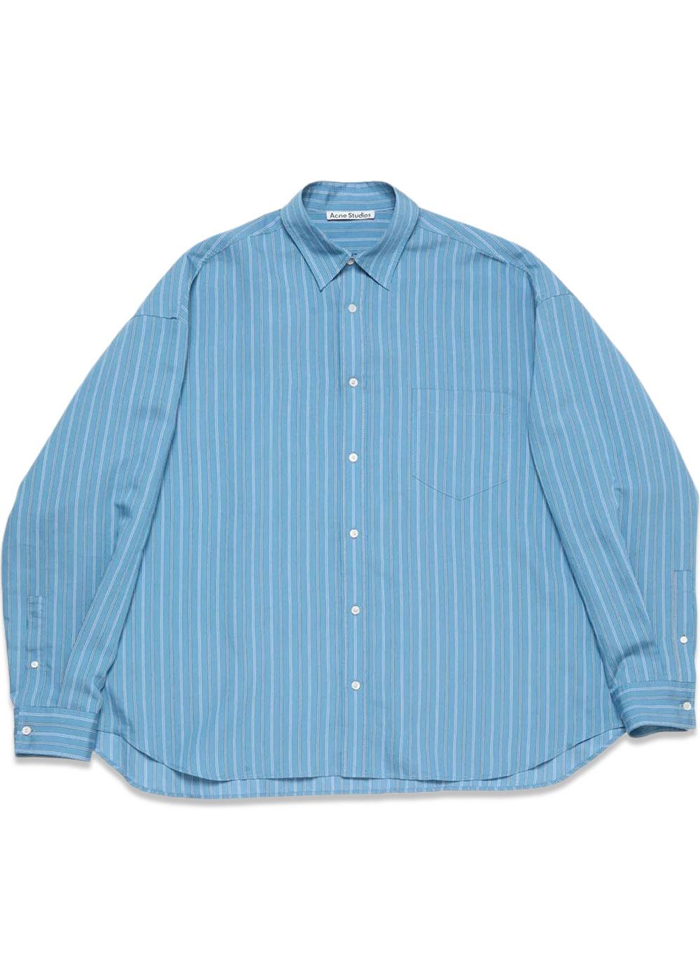 FN-MN-SHIR000896 - Blue Multi-Shirts-Acne Studios-Butler Loftet