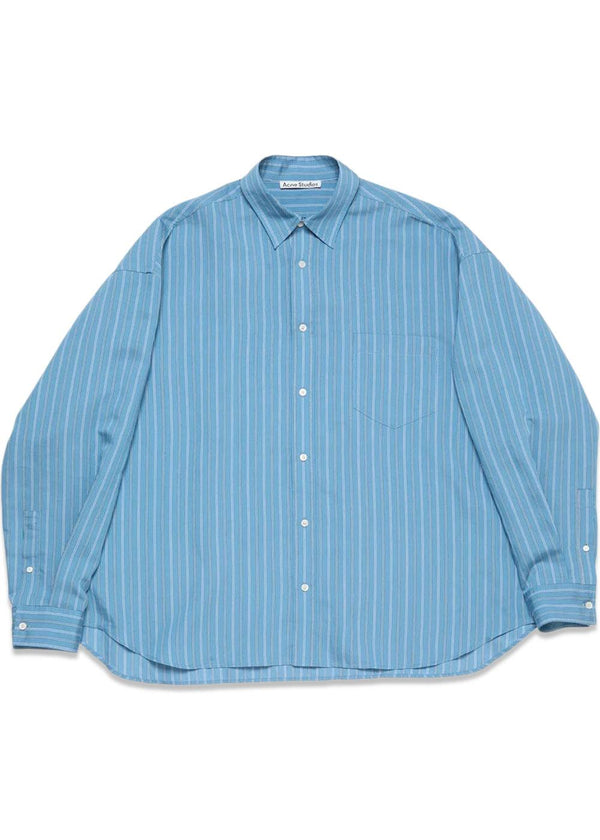 FN-MN-SHIR000896 - Blue Multi-Shirts-Acne Studios-Butler Loftet