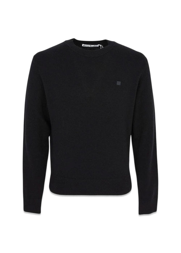 FN-UX-KNIT000034 - Black-Knitwear-Acne Studios-Butler Loftet