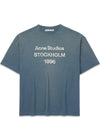 FN-UX-TSHI000013 - Deep Blue-T-shirts-Acne Studios-Butler Loftet