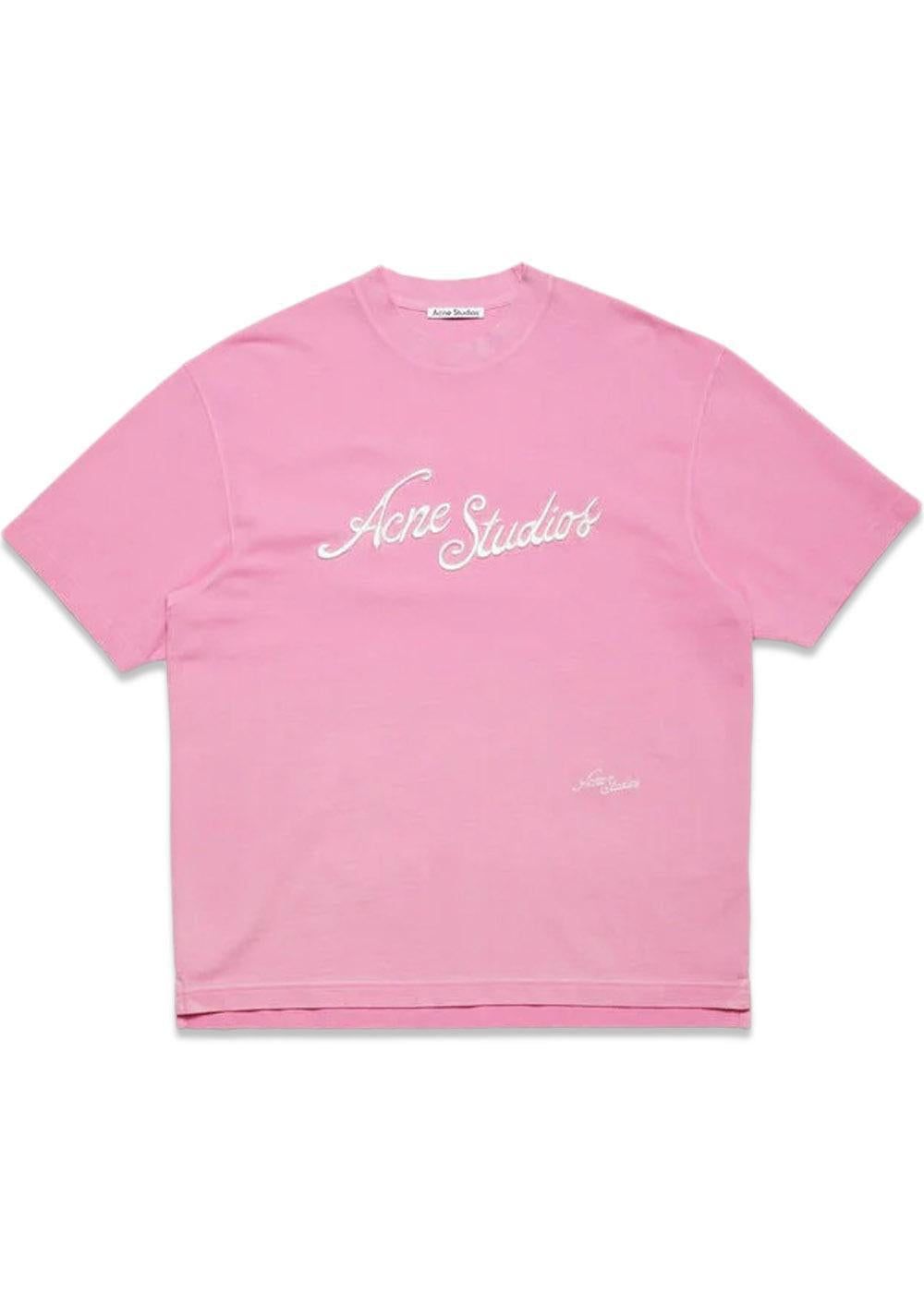 FN-UX-TSHI000121 - Bubble Pink-T-shirts-Acne Studios-Butler Loftet