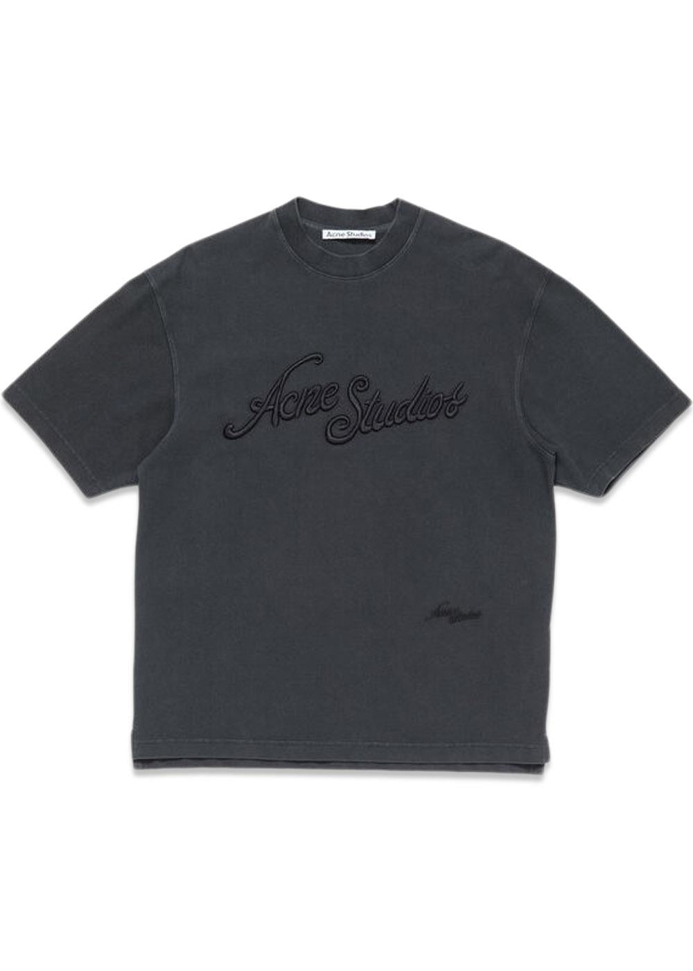 FN-UX-TSHI000121 - Faded Black-T-shirts-Acne Studios-Butler Loftet