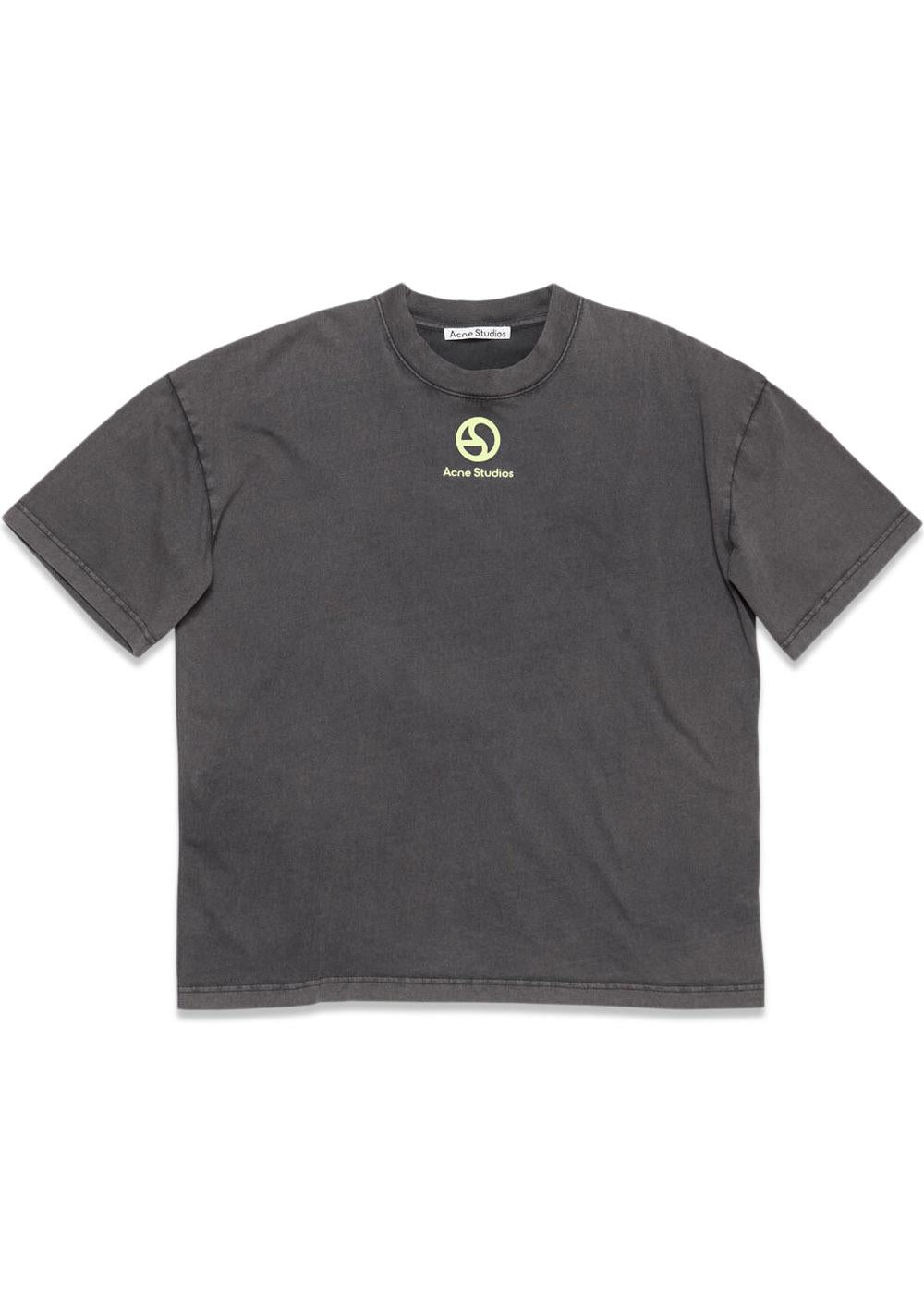 FN-UX-TSHI000133 - Faded Black-T-shirts-Acne Studios-Butler Loftet