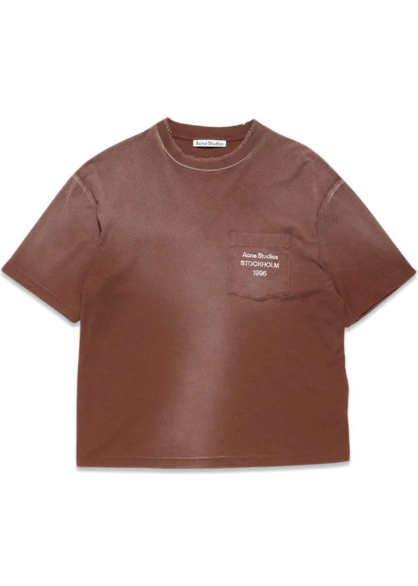 FN-UX-TSHI000289 - Chocolate Brown-T-shirts-Acne Studios-Butler Loftet