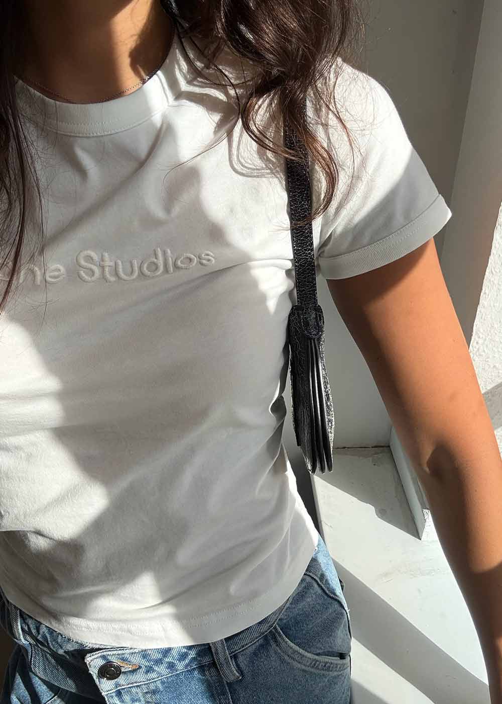 FN-WN-TSHI000772 - Cold White-T-shirts-Acne Studios-Butler Loftet