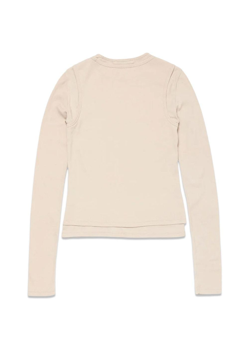 FN-WN-TSHI000802 - Oatmeal Beige-T-shirts-Acne Studios-Butler Loftet