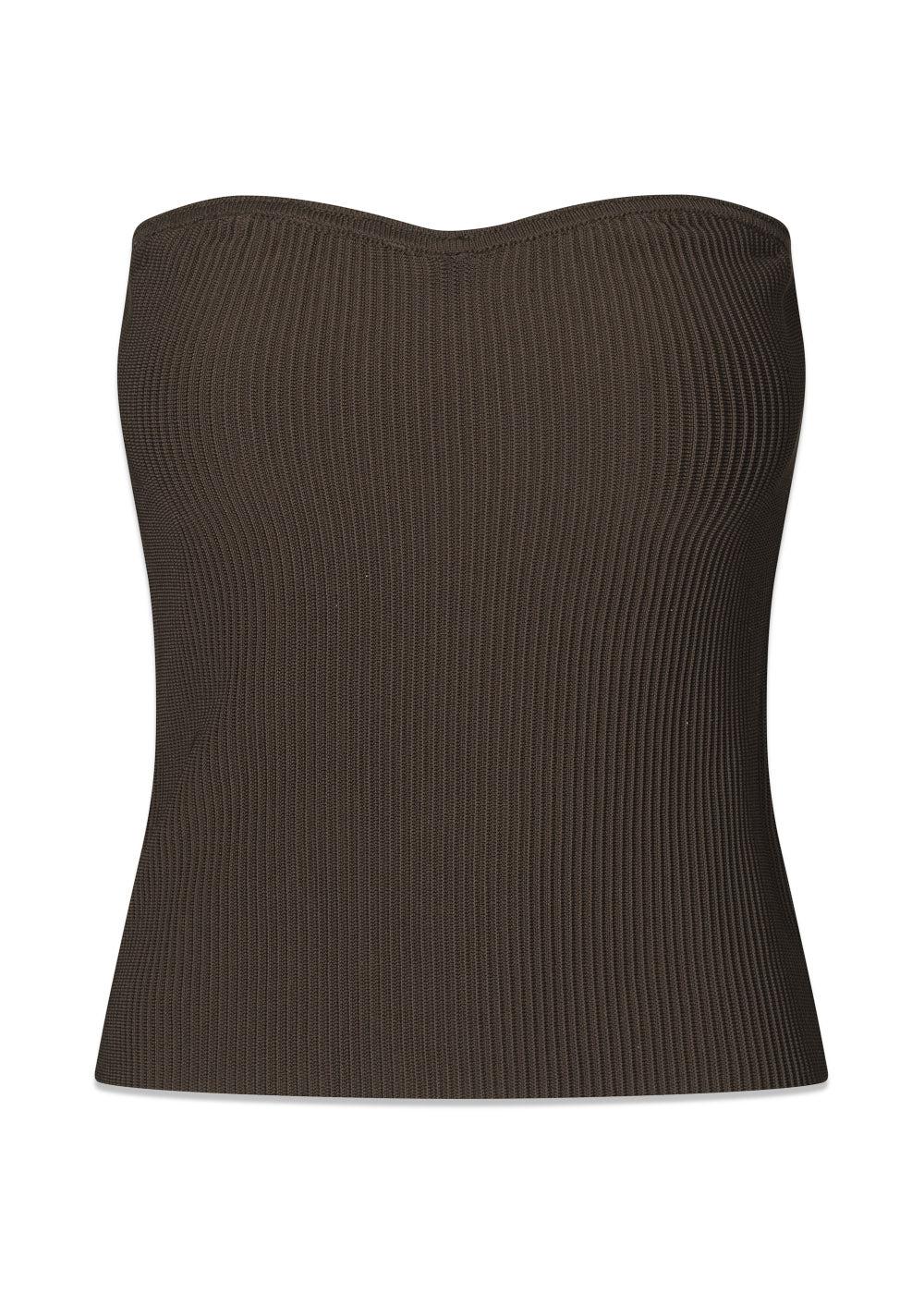 Modströms FainaMD tube top - Dark Coffee. Køb toppe her.