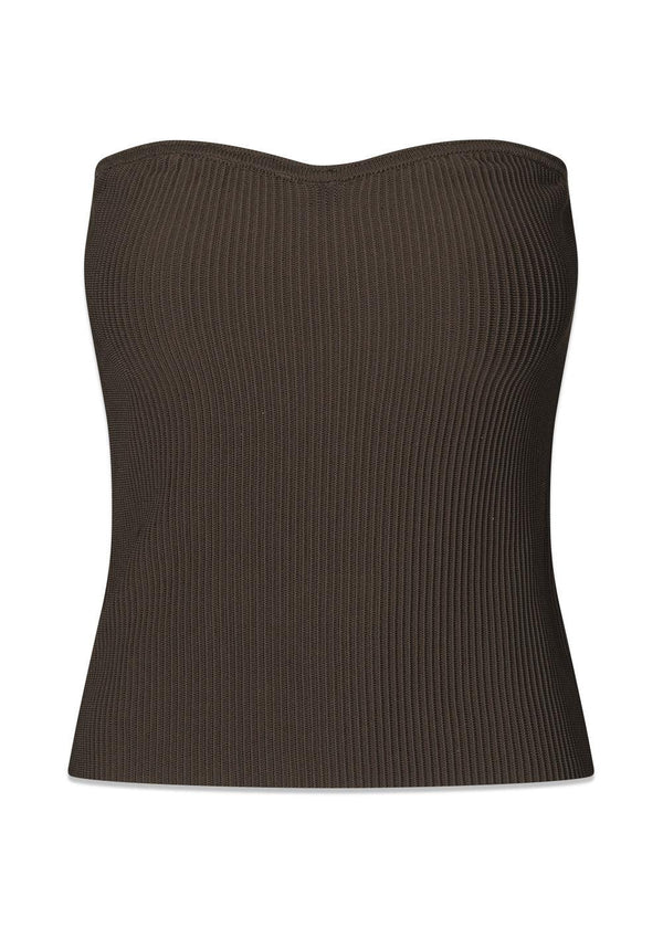 Modströms FainaMD tube top - Dark Coffee. Køb toppe her.