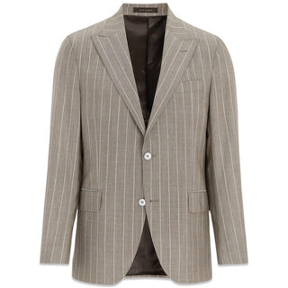 Faron Blazer - Suede Brown-Blazers-Oscar Jacobson-Butler Loftet