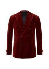 Farris Blazer - Leather Red Brown