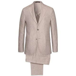 Oscar Jacobsons Ferry Soft Denz Suit - Beige Pine. Køb jakkesæt her.