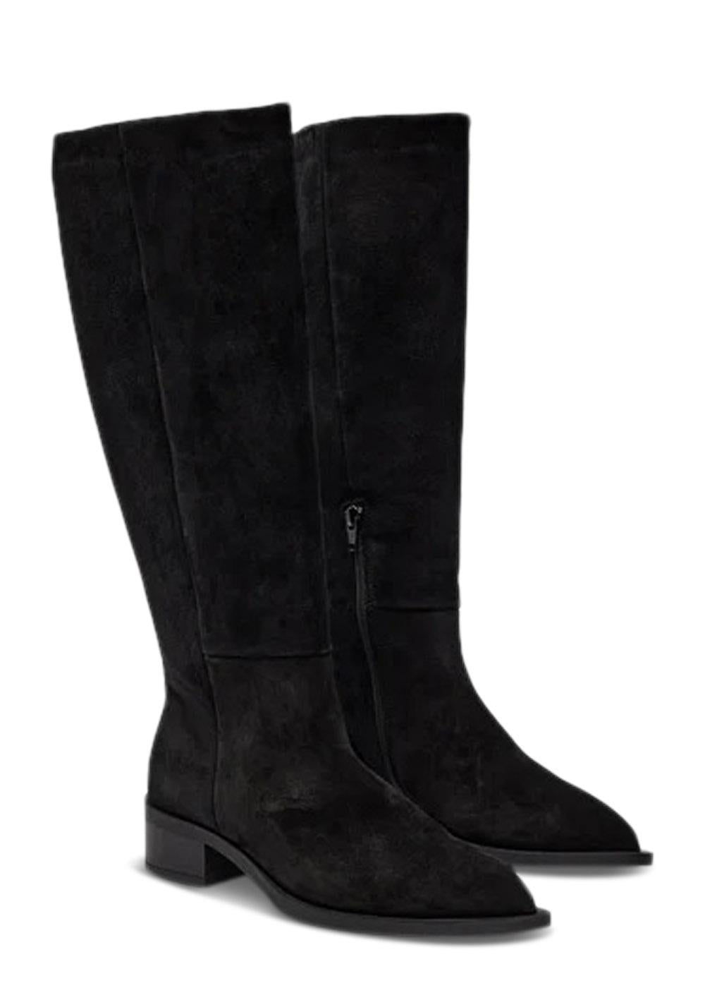 Finka - Black Suede-Boots-Pavement-Butler Loftet