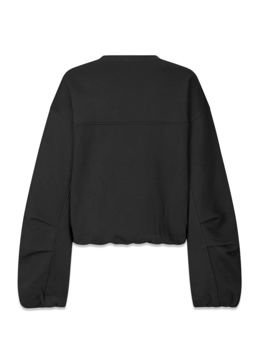 First Crewneck Sweat - Black Stone-Sweatshirts-Oval Square-Butler Loftet