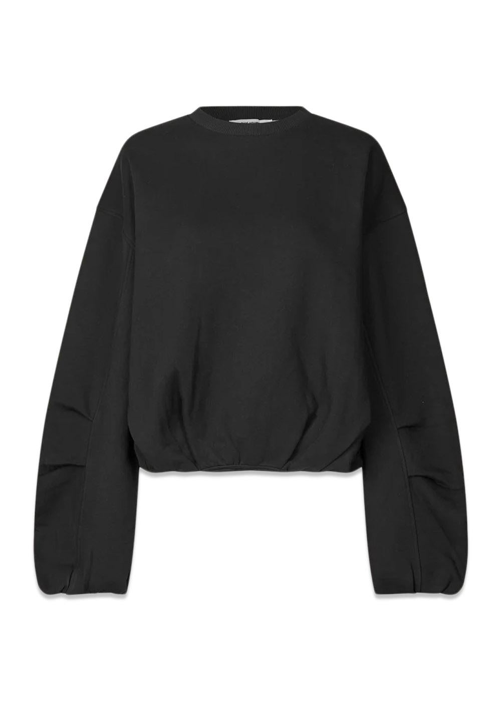 First Crewneck Sweat - Black Stone-Sweatshirts-Oval Square-Butler Loftet