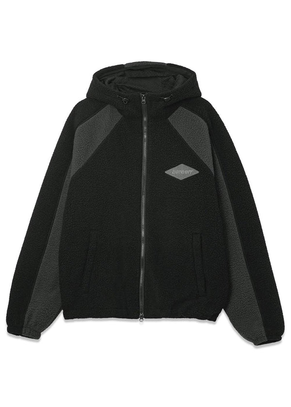 Fleece Jacket - Two-Tone - Bristol Black-Outerwear-Bareen-Butler Loftet