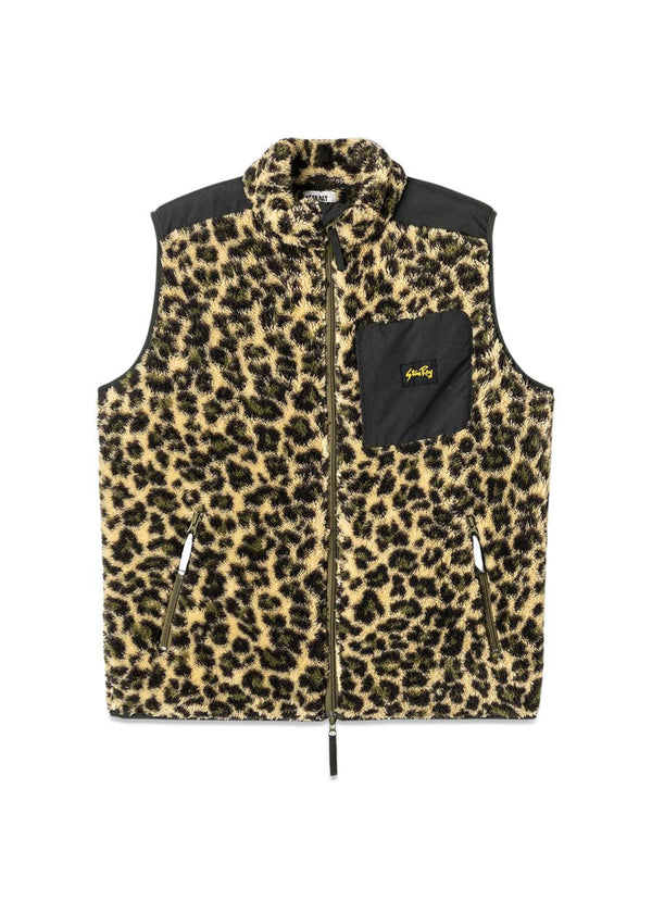 Fleece Vest - Leopard Camo