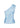 Florini Big Flower Mesh Top - Light Blue-Top-Neo Noir-Butler Loftet