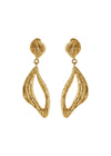 Flowing Dreams Earrings length 30 mm - Gold