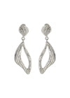 Flowing Dreams Earrings length 30 mm - Silver